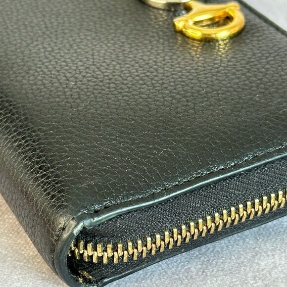 Gucci Leather Zumi Black Zippy Wallet - Picture 5 of 13